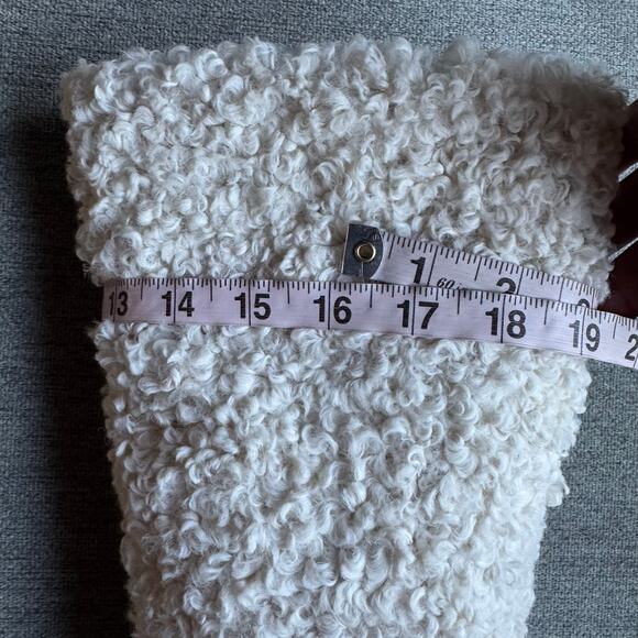 Gia Borghini Gia 22 Taddy knee-high Boots Chunk Sole Boots Ivory Poly 7.5 - Picture 16 of 16